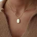 Kalpli Kapaklı Kolye