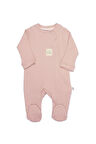 Bistyle Style Natural Fermuarlı Bebe Tulum 15115 Pembe
