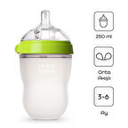 Comotomo Antikolik Silikon Biberon 250 ml 3-6 Ay Yeşil