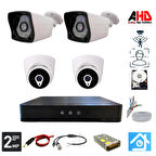 ARNA 2 DIŞ 2 İÇ KAMERALI 2 MP 250 GB HDD DAHİL GÜVENLİK SETİ - ST222250