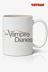 The Vampire Diaries Temalı Beyaz Kupa Bardak Arkadaşa Sevgiliye Hediye