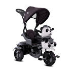 Babyhope 127a Little Panda 3 Tekerli Kontrollü Bisiklet (pedli) Gri