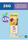Mixmey Bee Erik Ve Polen Meyve Bar 24 Adet | Glutensiz Vejetaryen Bar - 25gr X 24 Adet