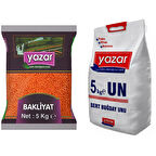 Yazar Kırmızı Mercimek 5 Kg. + Un 5 Kg.