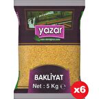 Yazar Pilavlık Bulgur 5 Kg x 6 Paket