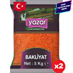 Yazar Yerli Kırmızı Mercimek 5 Kg x 2 Adet