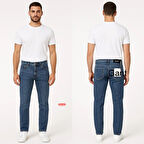 ACZA – Erkek Mavi Regular Fit Jean Pantolon