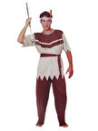 Yetişkin Erkek Kızılderili Kostümü