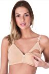 Kadın Bej Süngersiz Dikişsiz Emzirme Sütyeni