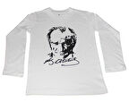 Atatürk Baskılı Tişört Uzun Kollu