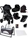 Yeni Ekonomi Paket 8 In 1 940 Travel Sistem Bebek Arabası 340 Anne Yanı Bebek Sepeti Beşik