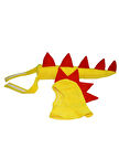 Dinozor Kostüm Set Sarı | Dinozor Kuyruk Başlık Set Sarı