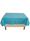 Öğretmen Masa Örtüsü Turkuaz (Pamuklu)
