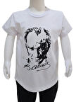 Atatürk Baskılı Beyaz Tişört