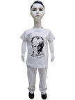 Atatürk Baskılı Beyaz Tişört Pantolon Takım