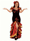 İspanyol Yetişkin Kadın Kostümü | Roman Kadın Kıyafeti