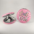 MORDİNO Love İs Love Yuvarlak Cep Aynası