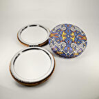 MORDİNO Mayalar Yuvarlak Cep Aynası