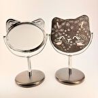 MORDİNO Kedi Çerçeveli 9x14 cm Mini Masa Aynası