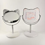 MORDİNO Kedi Çerçeveli 9x14 cm Mini Masa Aynası