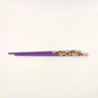 TEDZ COLLECTİON Menekşe Desenli Mor Topuz Çubuğu