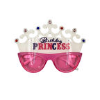Birthday Princess Yazılı Taç Gözlük