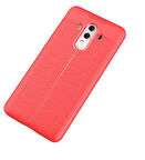 Huawei Mate 10 Pro Uyumlu Kılıf Niss Silikon Kapak Kırmızı