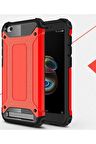 Xiaomi Redmi 5A Uyumlu Kılıf Crash Silikon Kapak Kırmızı