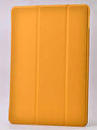 Apple iPad 6 Air 2 Uyumlu Tablet Kılıfı Smart Cover Standlı Akıllı Kılıf Turuncu