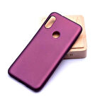 Xiaomi Mi A2 Lite Uyumlu Kılıf Premier Silikon Kapak Mürdüm