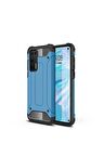 Huawei P40 Uyumlu Kılıf Crash Silikon Kapak Mavi