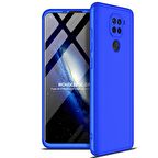 Xiaomi Redmi Note 9 Uyumlu Kılıf Ays Kapak Mavi