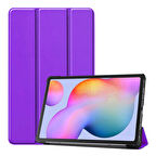 Huawei MatePad T8 Uyumlu Tablet Kılıfı Smart Cover Standlı Akıllı Kılıf Mor