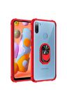 Samsung Galaxy A11 Uyumlu Kılıf Mola Kapak Kırmızı