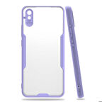 Xiaomi Redmi 9A Uyumlu Kılıf Parfe Kapak Mor