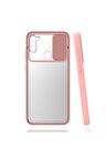 Samsung Galaxy M11 Uyumlu Kılıf Lensi Kapak Pembe Açık