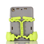 Apple iPad Mini 2-3 Uyumlu Çocuk Tablet Kılıfı Eva Boxer Standlı Kılıf Gri