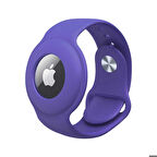 Airtag Anahtarlık Kordon Lila