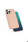Apple iPhone 13 Pro Uyumlu Kılıf Silk Silikon Pembe