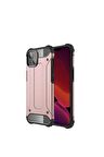Apple iPhone 13 Uyumlu Kılıf Crash Silikon Kapak Rose Gold