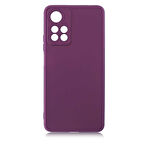 Xiaomi Redmi Note 11 Pro Plus 5G Uyumlu Kılıf Premier Silikon Kapak Mürdüm