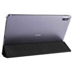 Huawei MatePad 11 (2021) Uyumlu Tablet Kılıfı Smart Cover Standlı Akıllı Kılıf Siyah