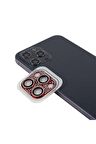 Apple iPhone 12 Pro Uyumlu CL-08 Kamera Lens Koruyucu Kırmızı