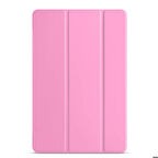 Samsung Galaxy Tab A8 10.5 X200 (2021) Uyumlu Tablet Kılıfı Smart Cover Standlı Kılıf Pembe