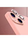 Apple iPhone 13 Mini Uyumlu CL-07 Kamera Lens Koruyucu Rose Gold