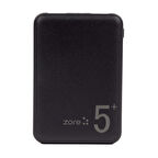 ZR-PW04 Led Işıklı Taşınabilir Powerbank 5000 mAh Siyah