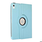 Apple iPad 10.9 2022 (10.Nesil) Uyumlu Tablet Kılıfı 360 Dönebilen Standlı Kılıf Mavi