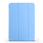 Apple iPad 10.9 2022 (10.Nesil) Uyumlu Tablet Kılıfı Smart Cover Standlı Kılıf Mavi