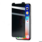 Apple iPhone X Uyumlu Rika Premium Privacy Temperli Cam Ekran Koruyucu