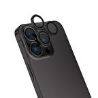 Apple iPhone 15 Pro Max Uyumlu CL-13 Kamera Lens Koruyucu Siyah